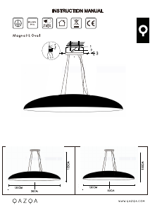 Käyttöohje Qazqa 96651 Magna Lamppu