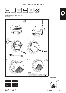 Mode d’emploi Qazqa 96771 Pod Lampe