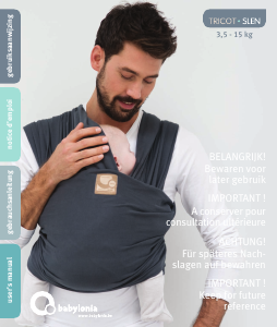 Mode d’emploi Babylonia Tricot-Slen Porte-bébé