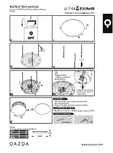 Manual Qazqa 96796 Extrema Candeeiro