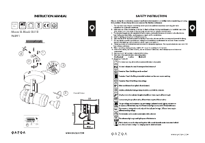 Bruksanvisning Qazqa 96891 Movie Lampa