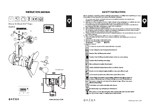 Kasutusjuhend Qazqa 96894 Movie Lamp