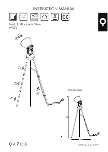 Mode d’emploi Qazqa 97079 Frodo Lampe