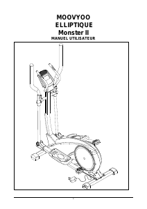 Mode d’emploi Moovyoo Monster II Vélo elliptique