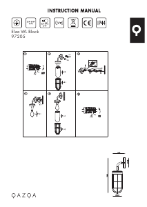 说明书 Qazqa 97205 Elza 灯