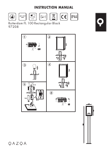 Mode d’emploi Qazqa 97208 Rotterdam Lampe