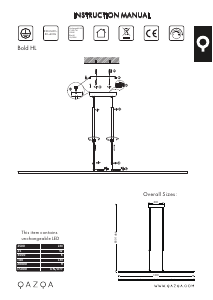 Priročnik Qazqa 97247 Bold Svetilka