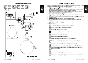 Mode d’emploi Qazqa 97253 Pallon Lampe