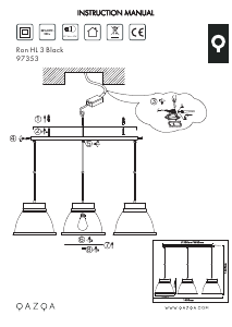 Brugsanvisning Qazqa 97353 Ron Lampe