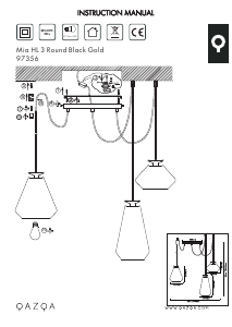 Kasutusjuhend Qazqa 97356 Mia Lamp