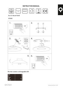 Mode d’emploi Qazqa 97392 Sun Lampe