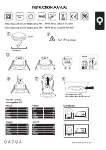 説明書 Qazqa 97438 Simply ランプ