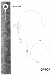 説明書 Qazqa 97470 ランプ