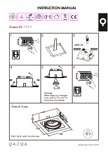 Brugsanvisning Qazqa 97591 1 Lampe