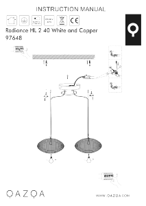 Mode d’emploi Qazqa 97648 Radiance Lampe