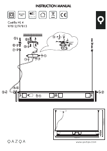 説明書 Qazqa 97813 Costilla ランプ