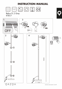 Manual Qazqa 97817 Rebus Lampă