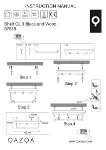 Manual de uso Qazqa 97818 Shelf Lámpara