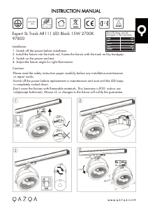 Mode d’emploi Qazqa 97850 Expert Lampe