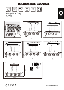 Руководство Qazqa 97913 Antigo Светильник