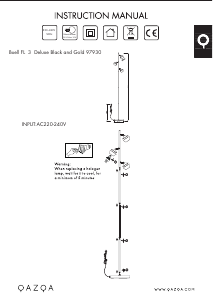 Hướng dẫn sử dụng Qazqa 97930 Buell Deluxe Đèn