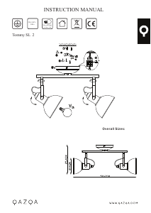 Manual de uso Qazqa 98067 Tommy Lámpara