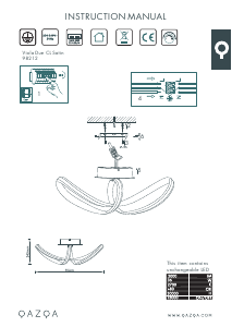 Mode d’emploi Qazqa 98212 Viola Due Lampe