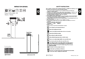 Kullanım kılavuzu Qazqa 98226 Platina Lamba