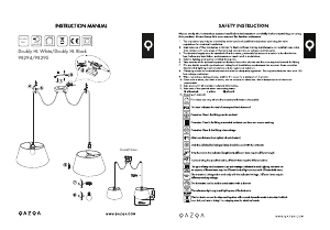 Bruksanvisning Qazqa 98294 Lofty Lampa