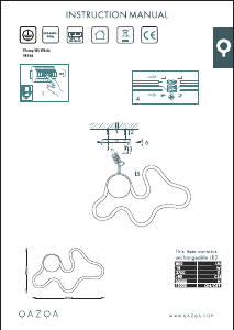 Manual Qazqa 98406 Plomp Candeeiro