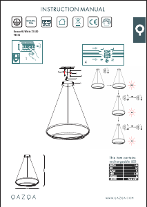 Kasutusjuhend Qazqa 98412 Rowan Lamp