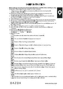 Manual de uso Qazqa 98451 Vicino Lámpara