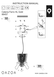 Bruksanvisning Qazqa 98457 Catena Ferro Lampa