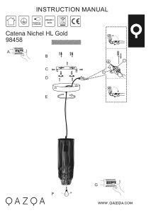 Manuale Qazqa 98458 Catena Nichel Lampada