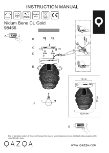 Bruksanvisning Qazqa 98466 Nidum Bene Lampa