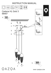 Handleiding Qazqa 98467 Catena Lamp