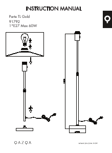 Manual Qazqa 98587 Parte Lamp