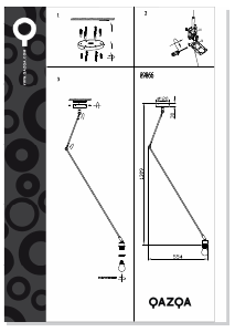 Manual Qazqa 98648 Blitz I Candeeiro