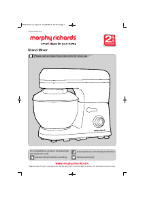 Handleiding Morphy Richards 400010 Standmixer