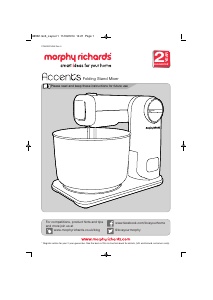 Handleiding Morphy Richards 400404 Standmixer