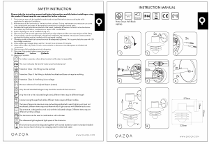 Manual de uso Qazqa 98790 Prato Down Lámpara