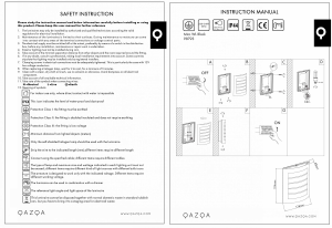 Manual Qazqa 98793 Miro Lampă