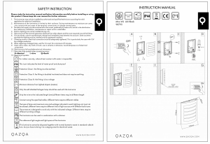 Mode d’emploi Qazqa 98795 Miro Lampe