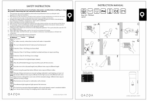 Руководство Qazqa 98797 Roxy Светильник