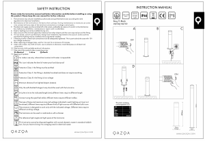 Kasutusjuhend Qazqa 98799 Roxy Lamp