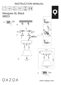 Bruksanvisning Qazqa 98833 Mangoes Lampe