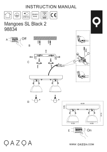 Mode d’emploi Qazqa 98834 Mangoes Lampe