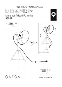 Bruksanvisning Qazqa 98837 Mangoes Lampa