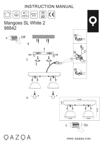 Mode d’emploi Qazqa 98842 Mangoes Lampe