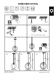 Mode d’emploi Qazqa 98884 Pelotas Lampe